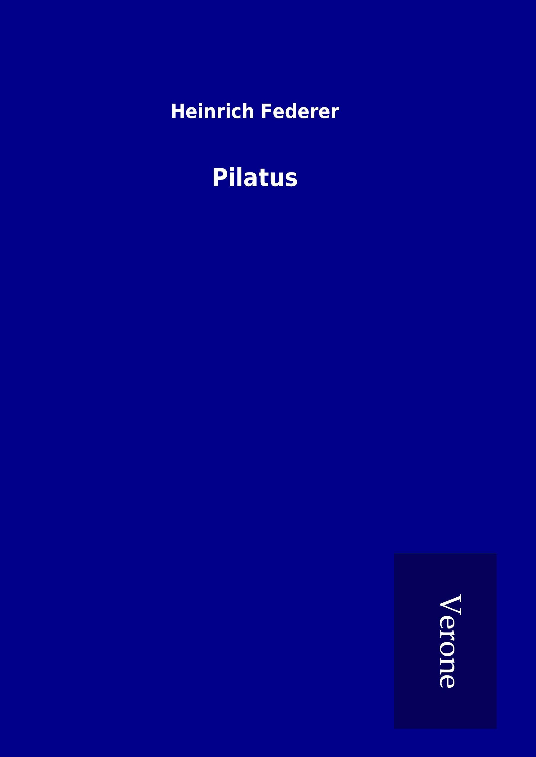 Vorderes Coverbild Pilatus