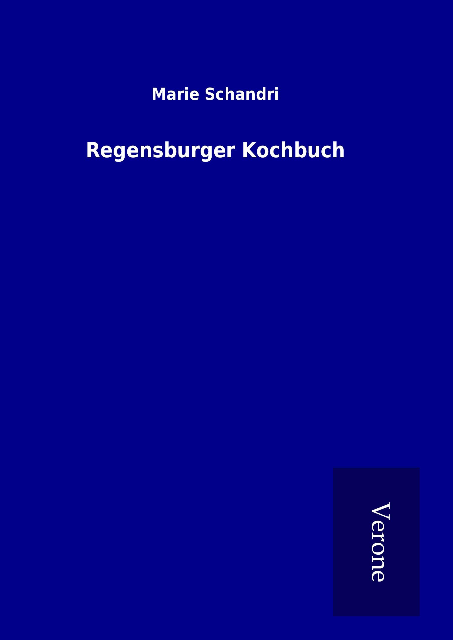 Vorderes Coverbild Regensburger Kochbuch