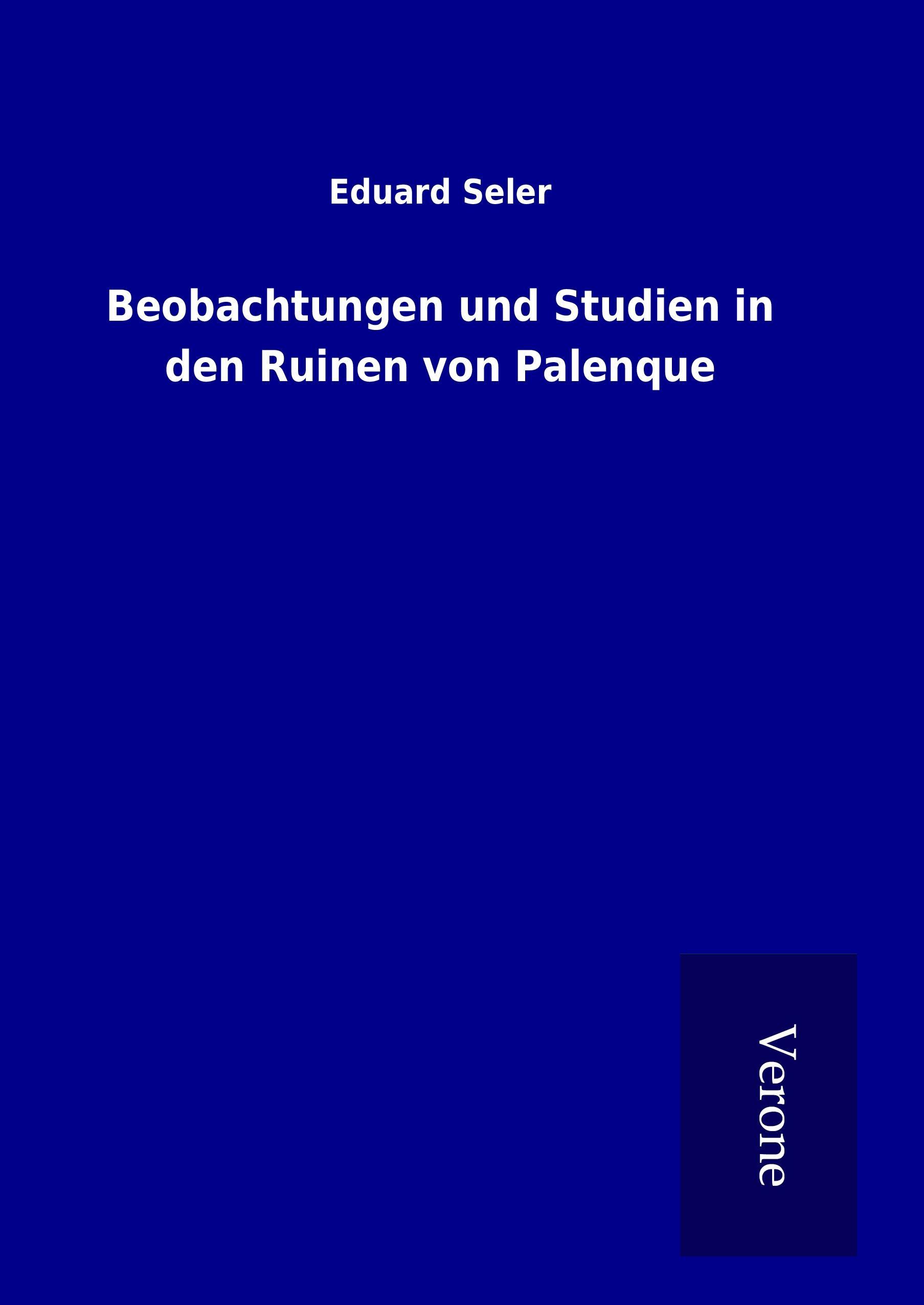 Vorderes Coverbild Beobachtungen und Studien in den Ruinen von Palenque