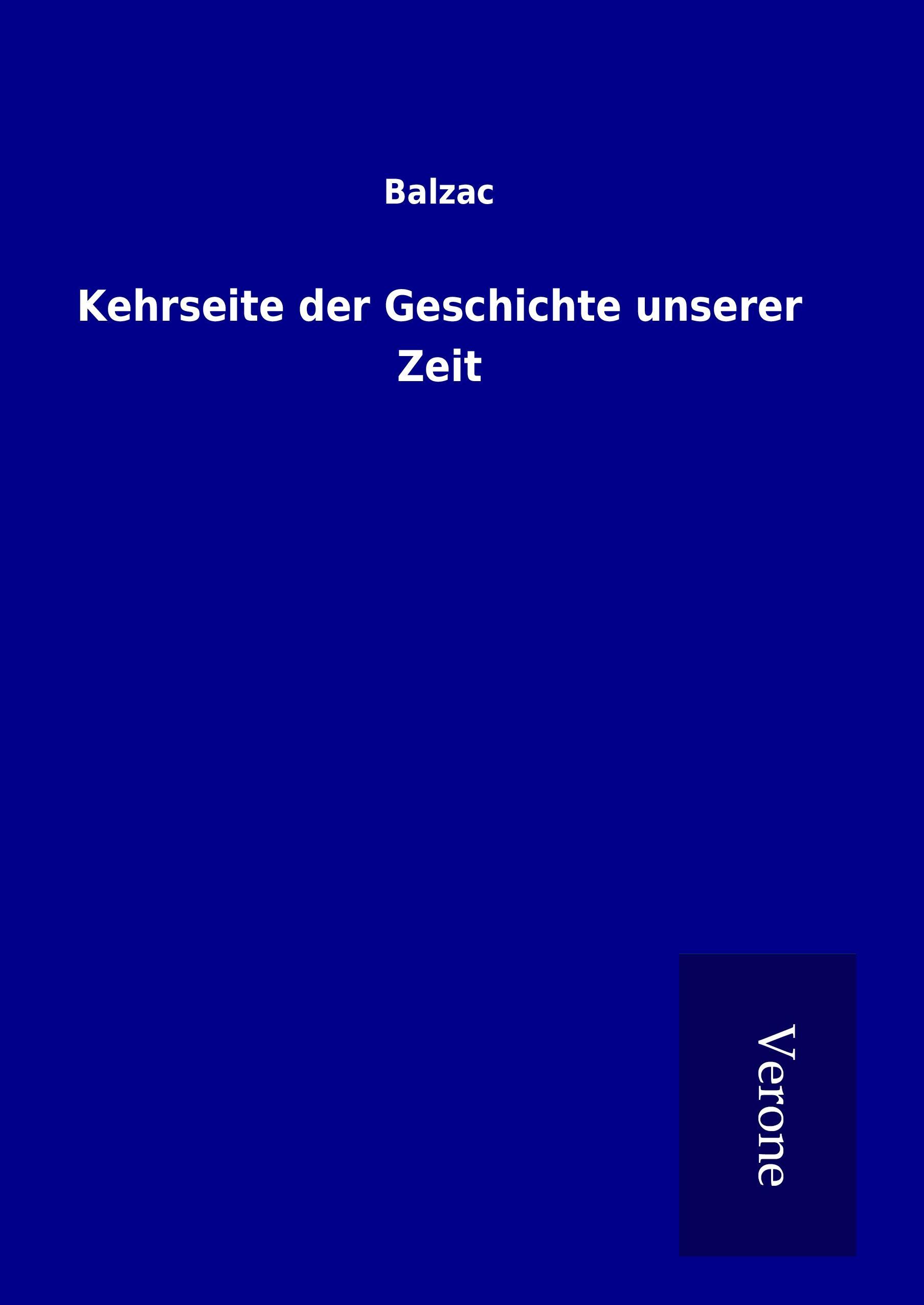 Vorderes Coverbild Kehrseite der Geschichte unserer Zeit