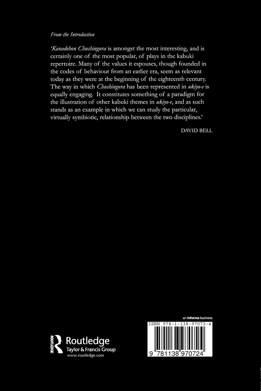 Rückseitencover Chushingura and the Floating World