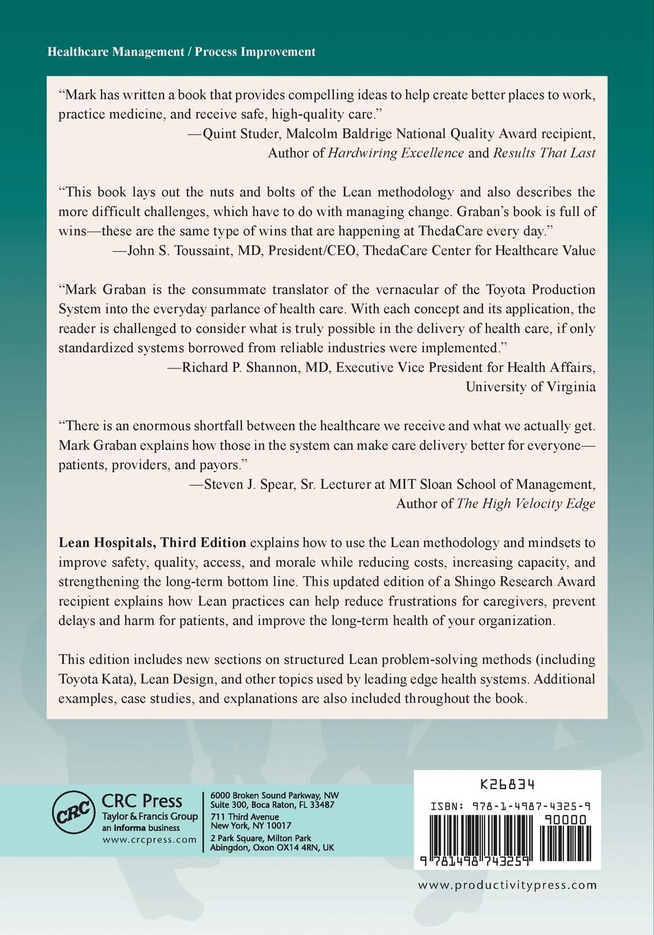 Rückseitencover Lean Hospitals
