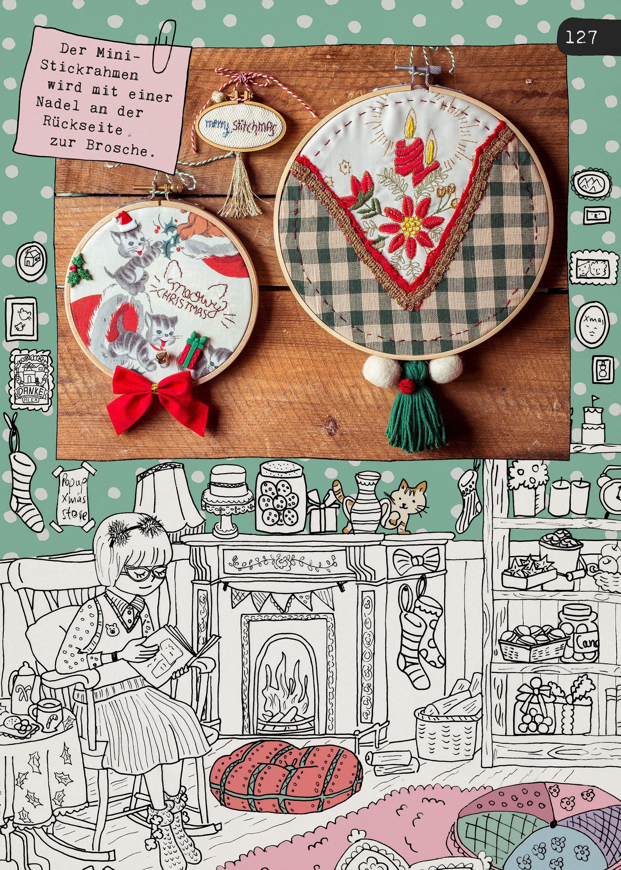 Beispielinhalt (Bild) Weihnachten im rosa Haus