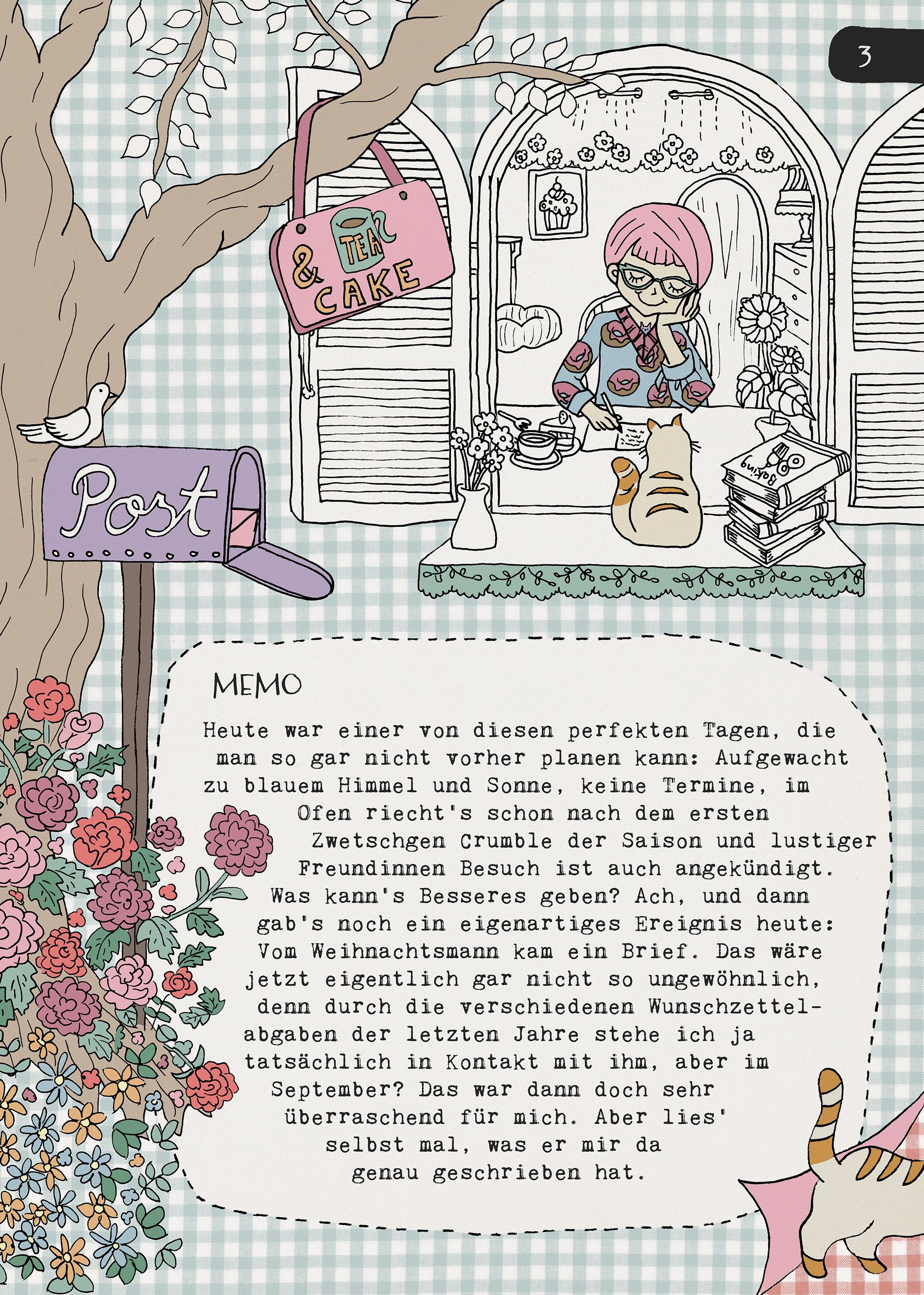 Beispielinhalt (Bild) Weihnachten im rosa Haus