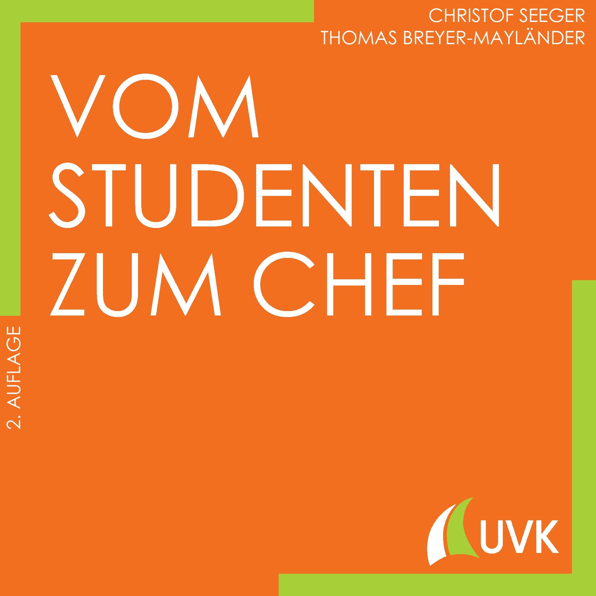 Vorderes Coverbild Vom Studenten zum Chef