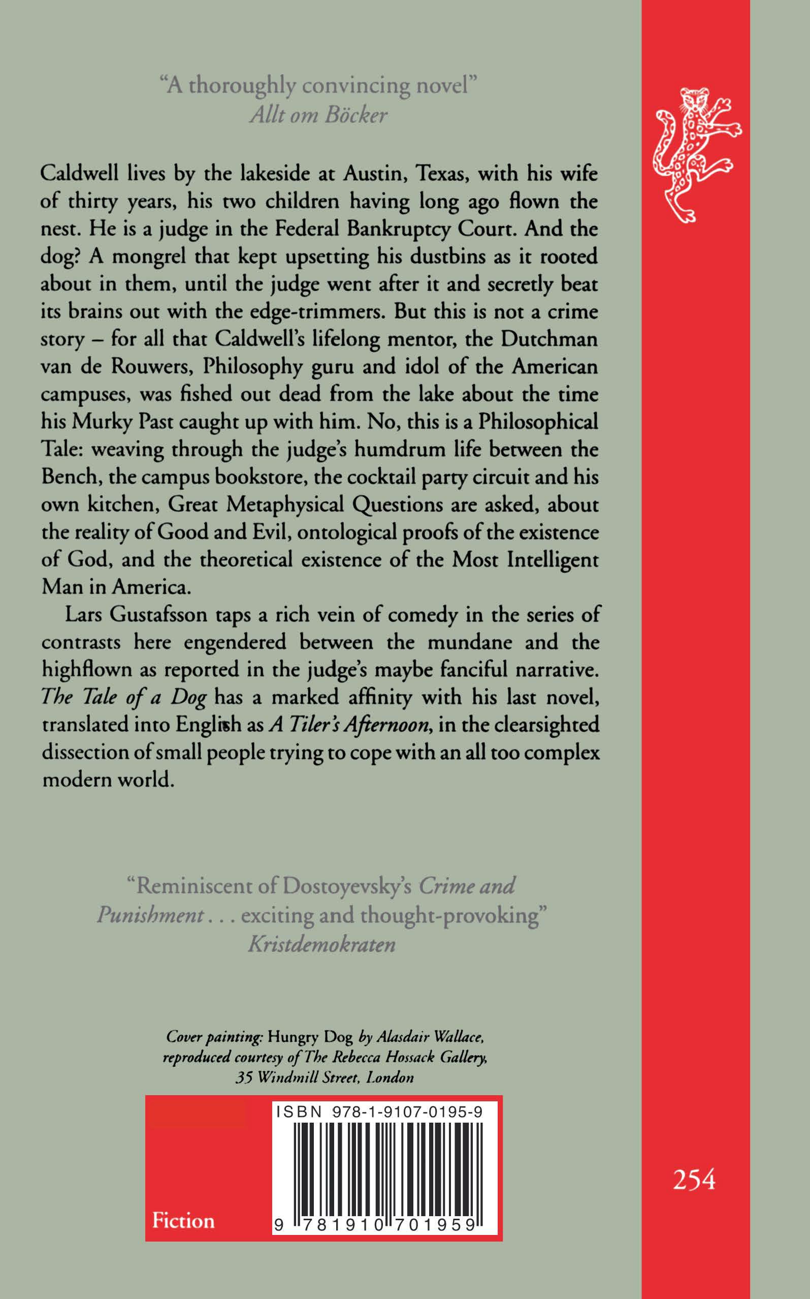 Rückseitencover The Tale of A Dog