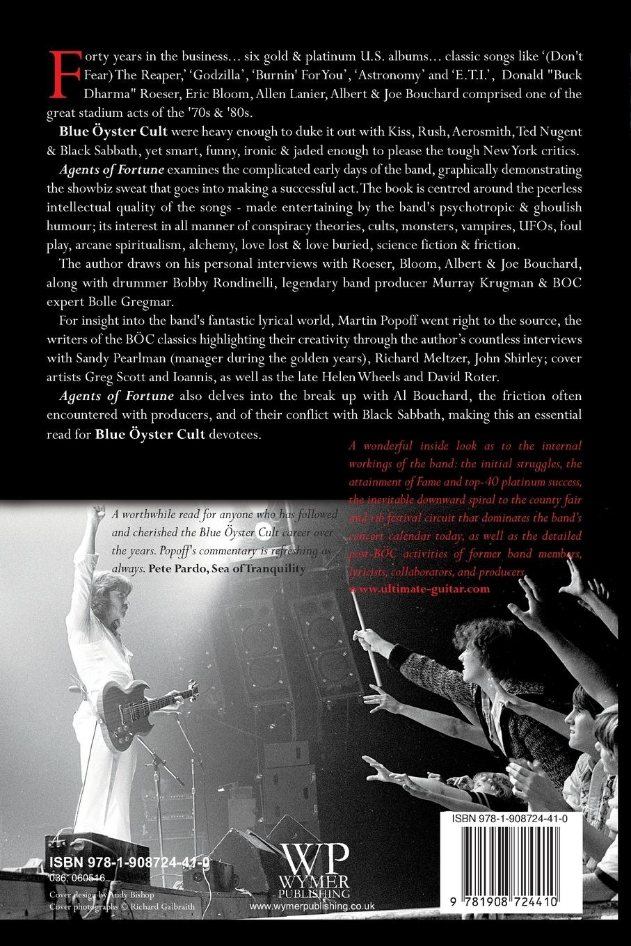 Rückseitencover Agents of Fortune