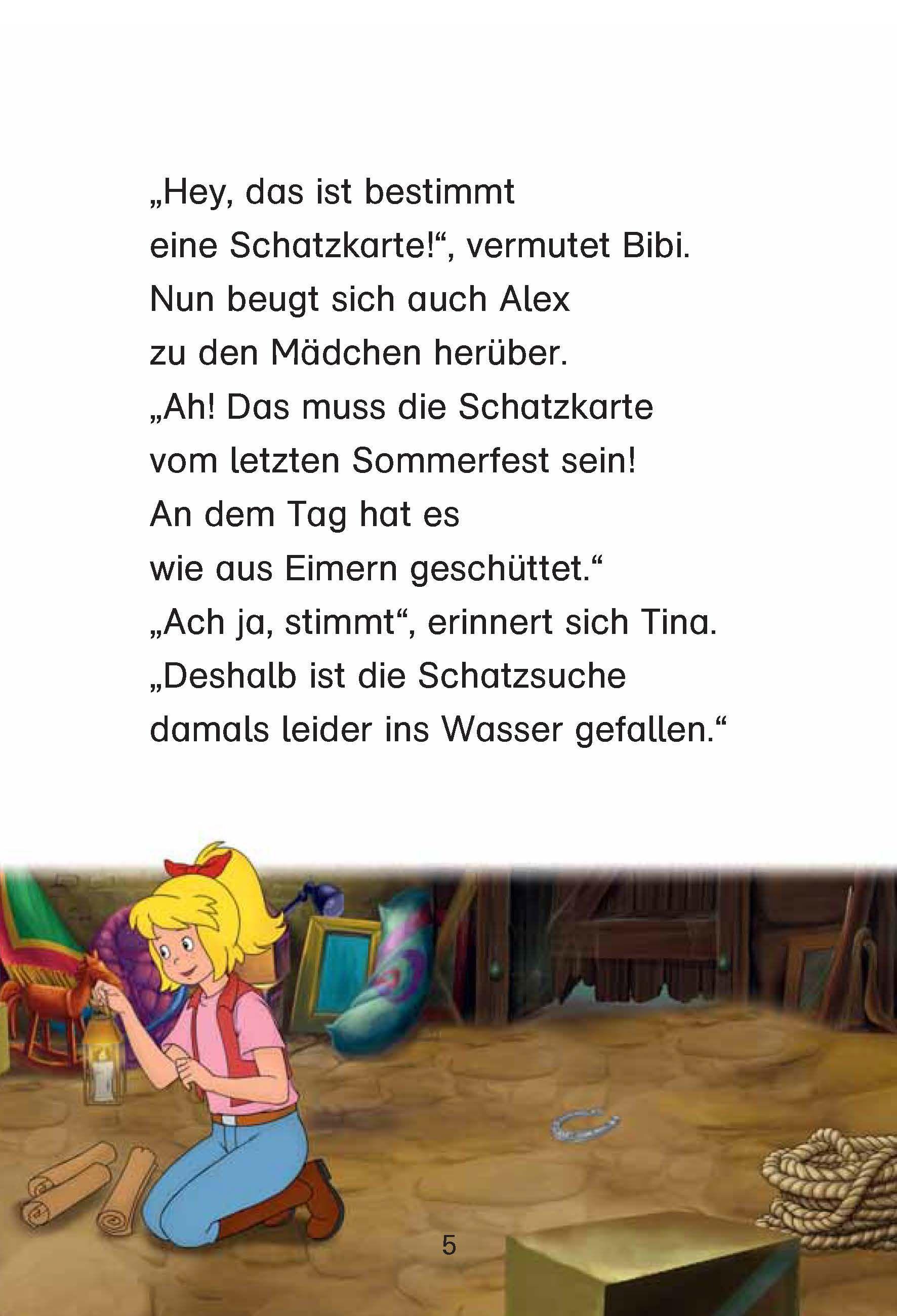 Beispielinhalt (Bild) Bibi & Tina - Gefährliche Schatzsuche