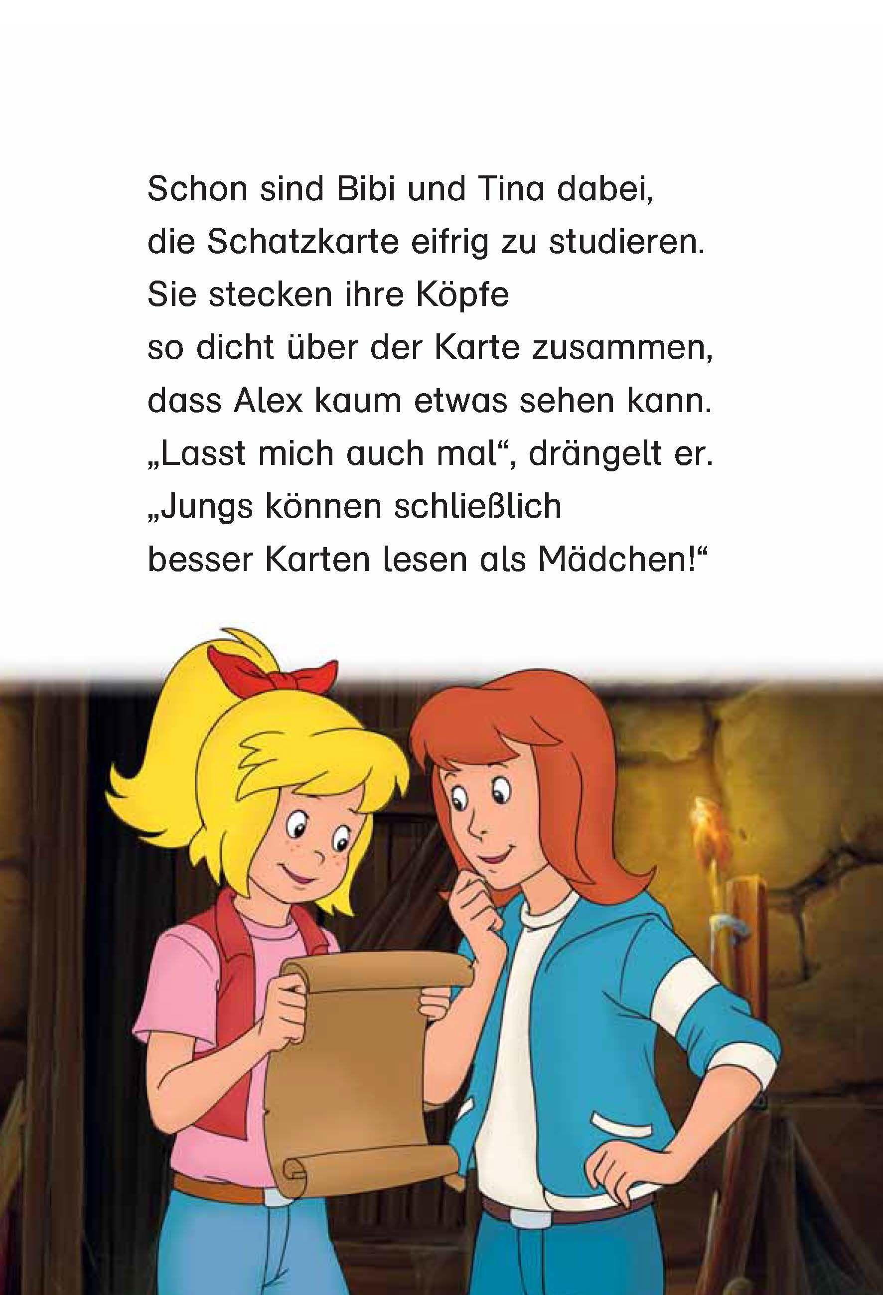 Beispielinhalt (Bild) Bibi & Tina - Gefährliche Schatzsuche