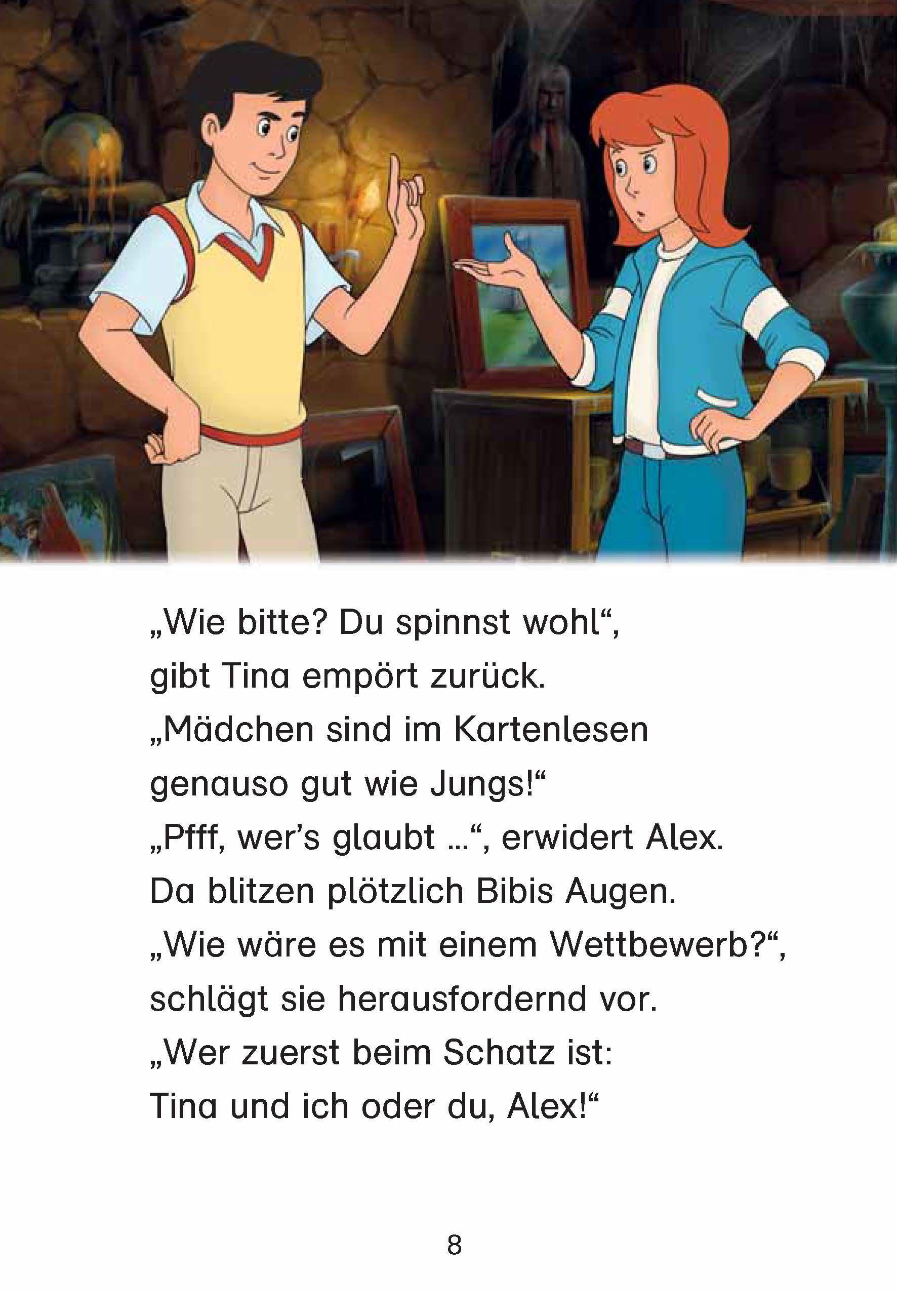 Beispielinhalt (Bild) Bibi & Tina - Gefährliche Schatzsuche