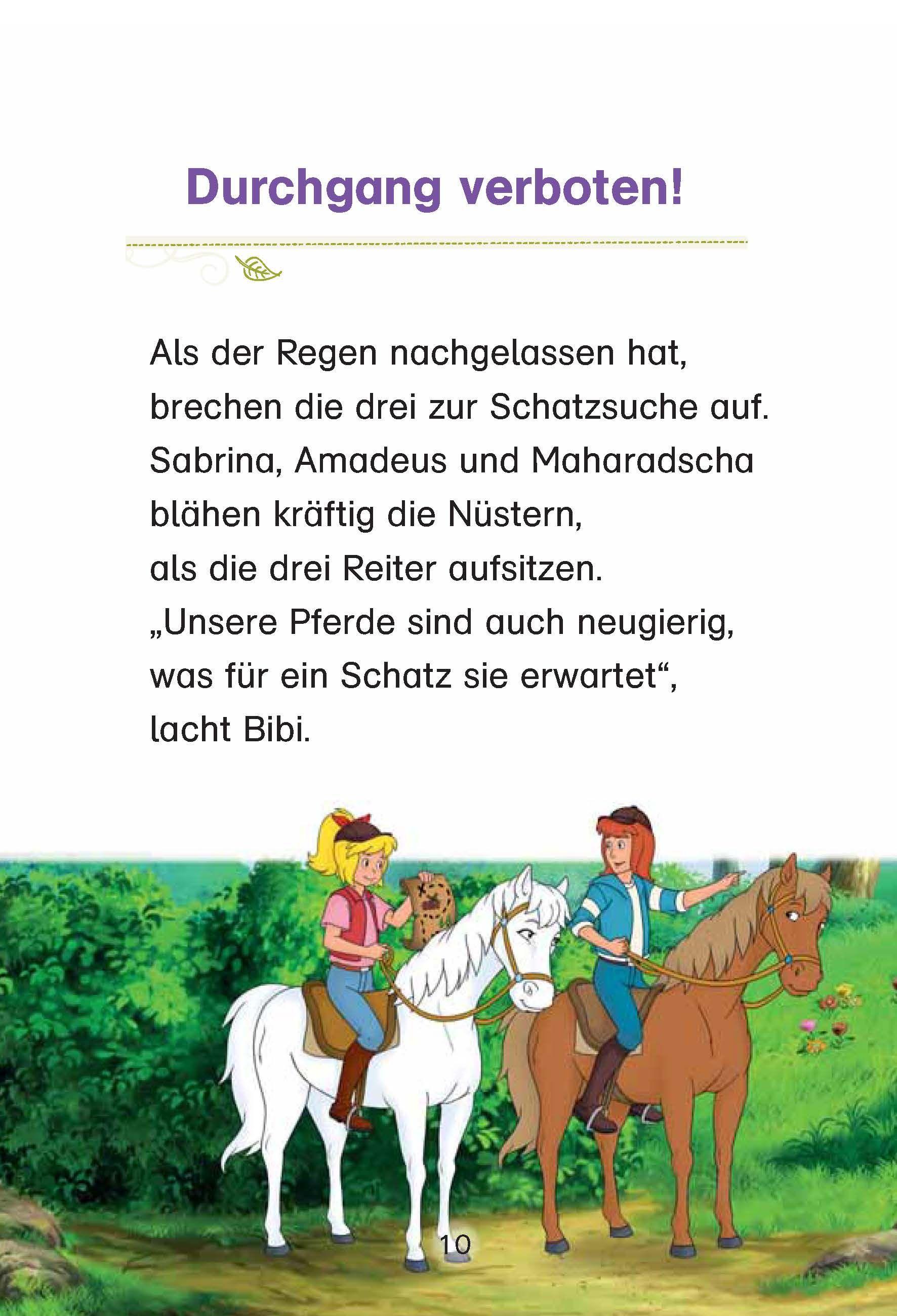 Beispielinhalt (Bild) Bibi & Tina - Gefährliche Schatzsuche