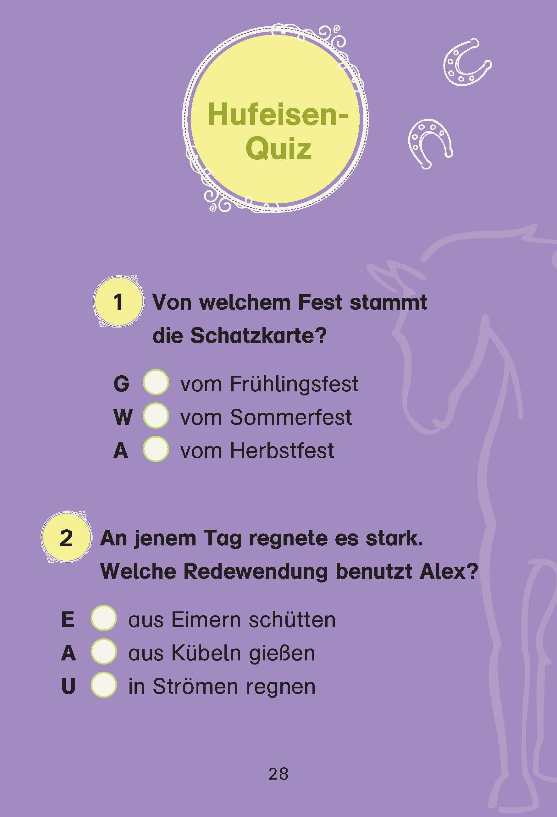 Beispielinhalt (Bild) Bibi & Tina - Gefährliche Schatzsuche
