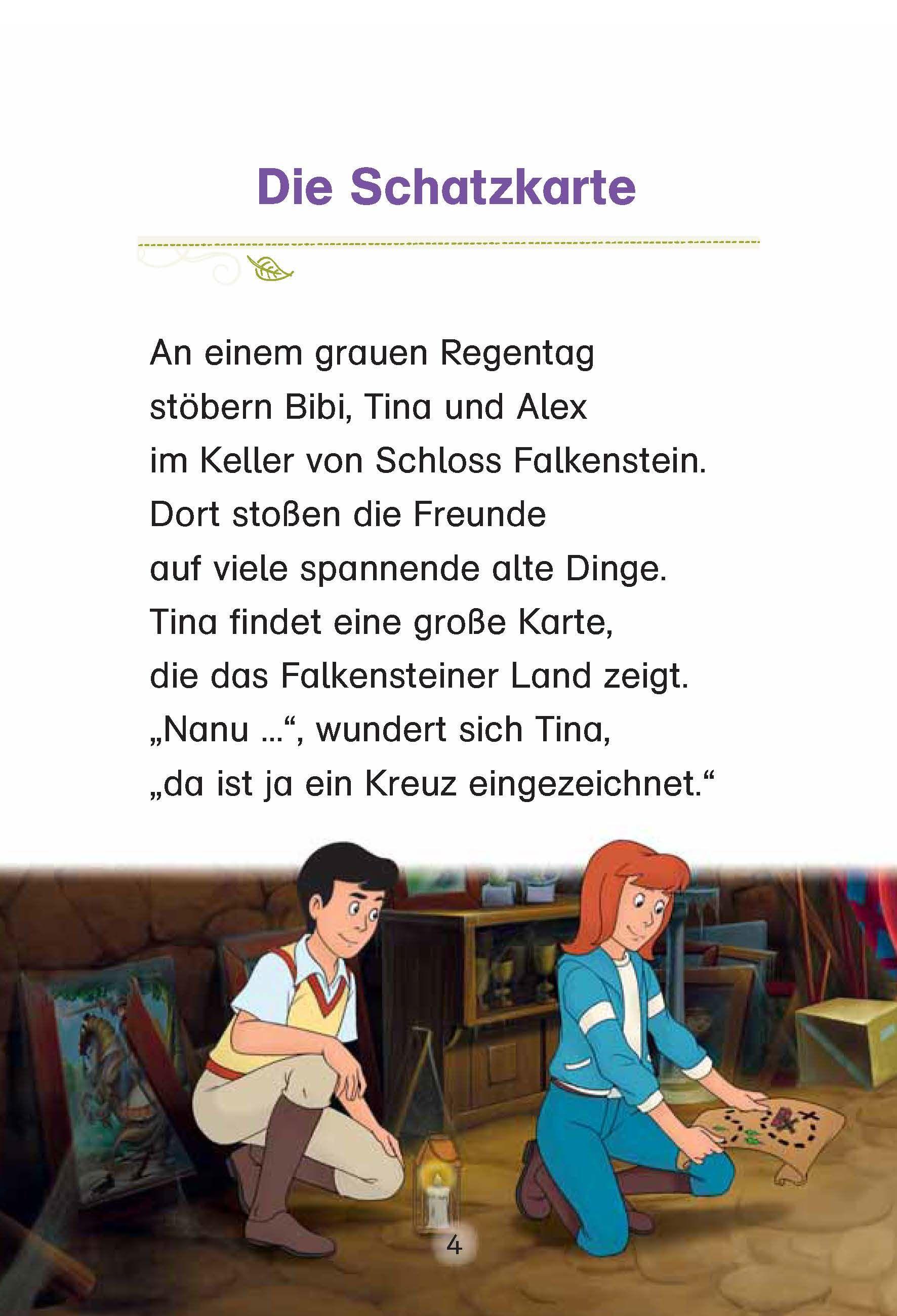 Beispielinhalt (Bild) Bibi & Tina - Gefährliche Schatzsuche