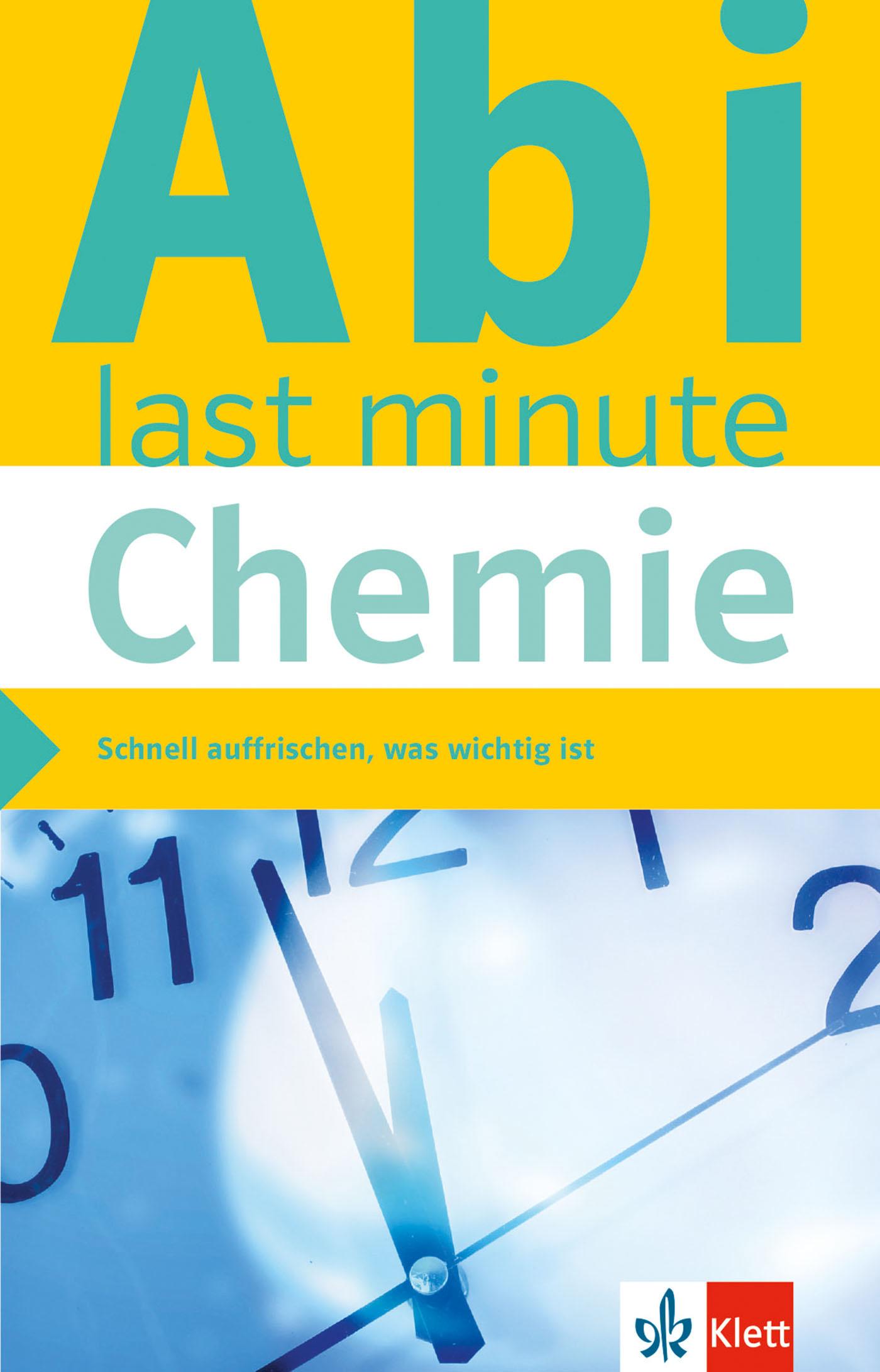 Vorderes Coverbild Abi last minute Chemie