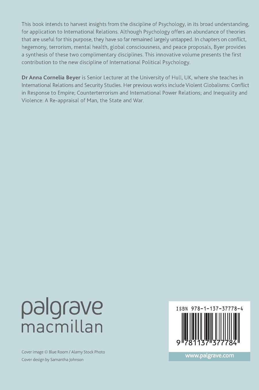 Rückseitencover International Political Psychology