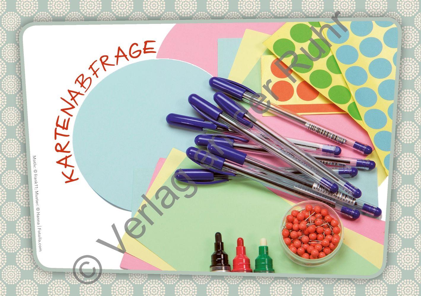 Beispielinhalt (Bild) Methoden-Karten für die Teambesprechung