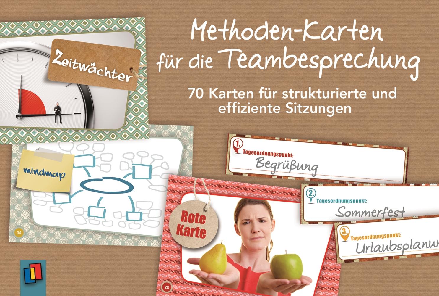 Vorderes Coverbild Methoden-Karten für die Teambesprechung