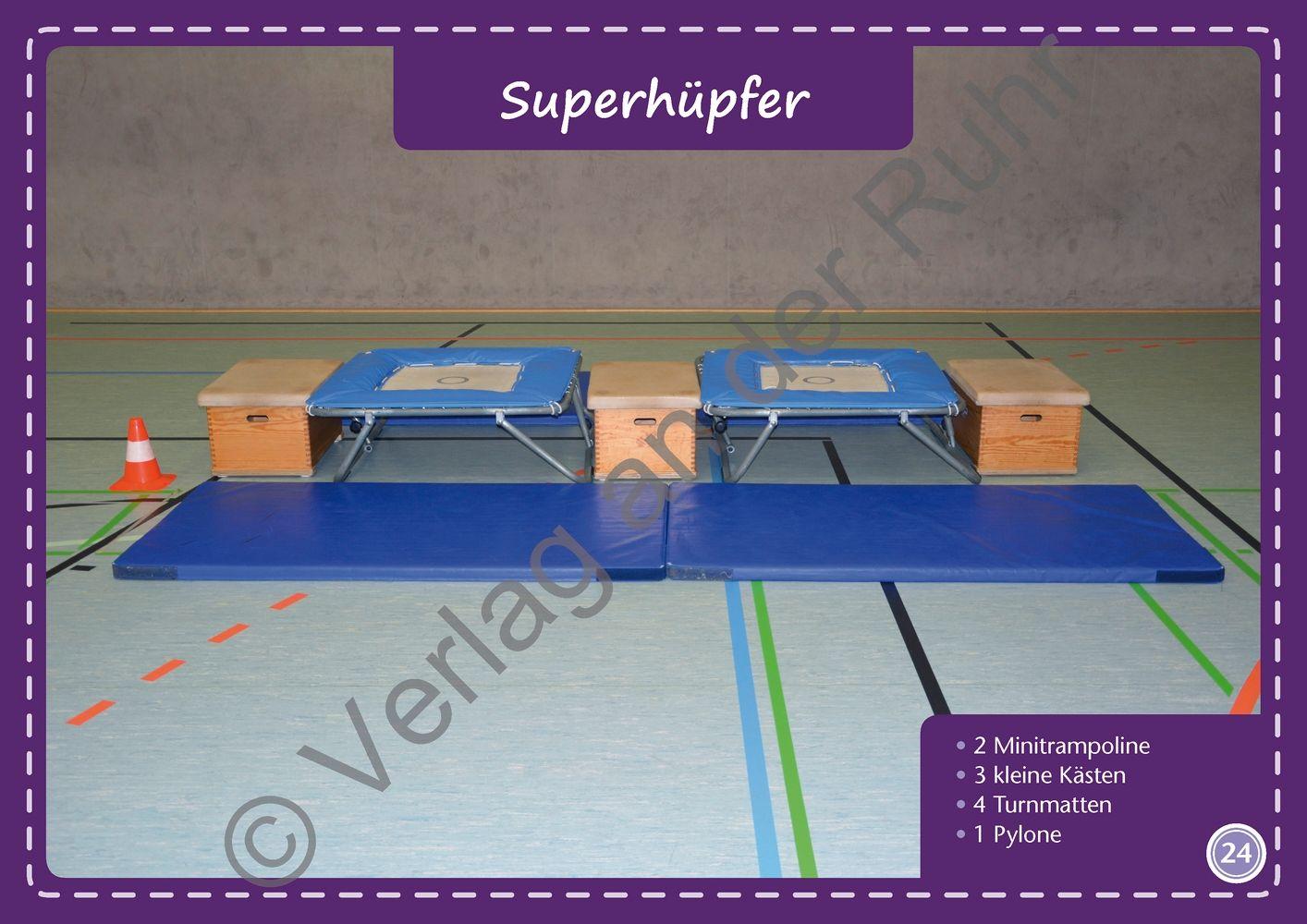 Beispielinhalt (Bild) Stationen-Fotokarten für den Sportunterricht - Klasse 3/4