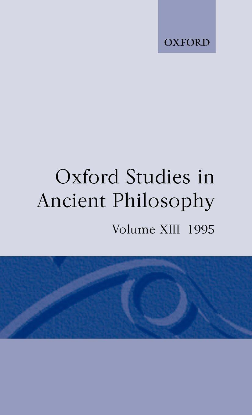 Vorderes Coverbild Oxford Studies in Ancient Philosophy