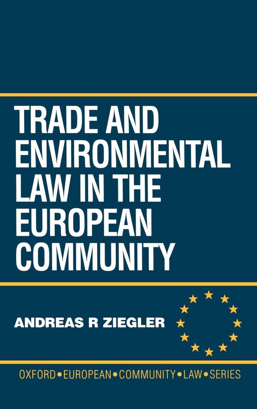 Vorderes Coverbild Trade and Environmental Law in the European Community