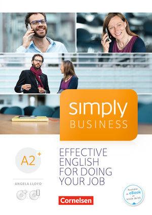 Vorderes Coverbild Simply Business A2+ - Coursebook mit Audio-CD und Video-DVD