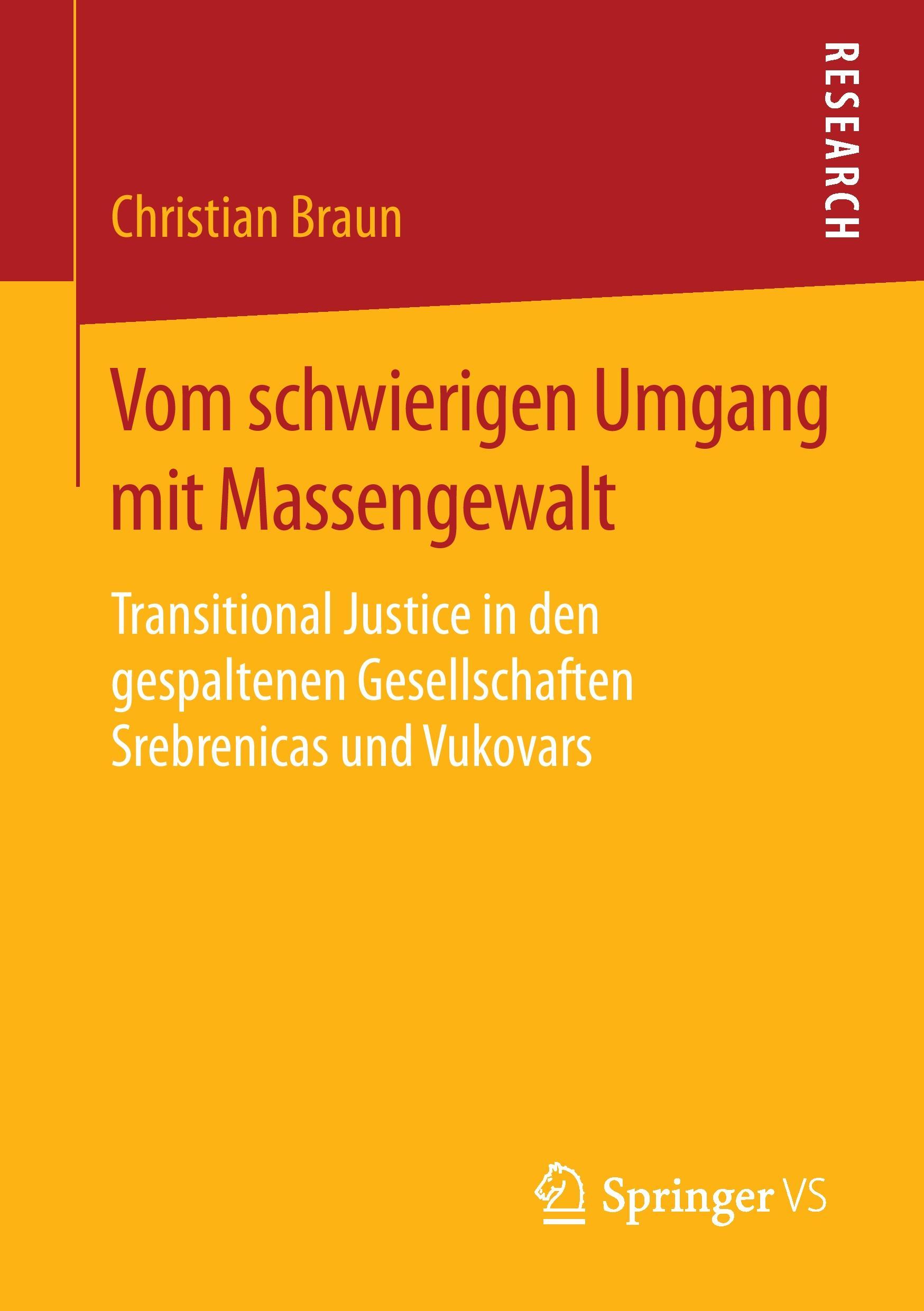 Vorderes Coverbild Vom schwierigen Umgang mit Massengewalt