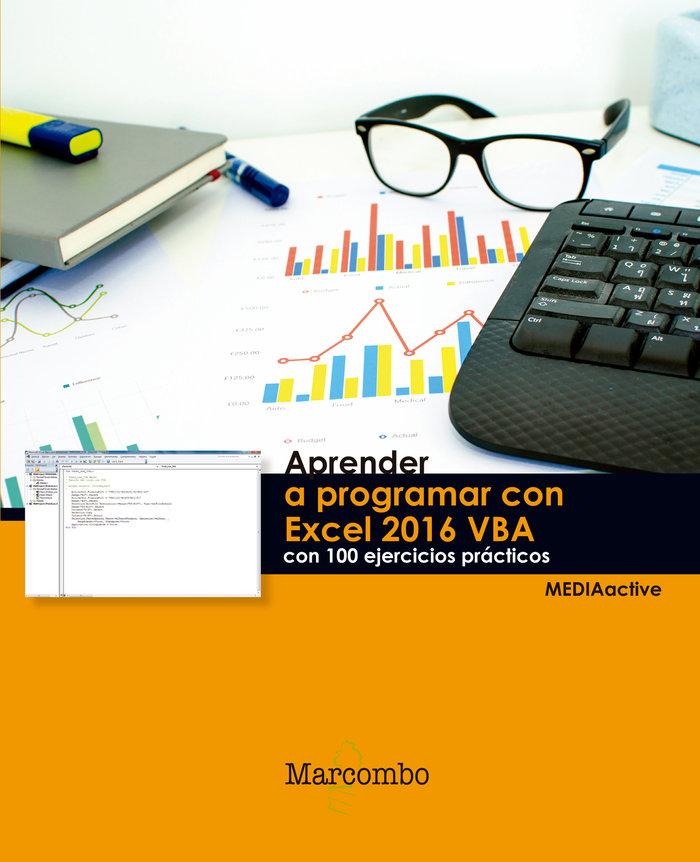 Vorderes Coverbild Aprender a programar con Excel 2016 VBA : con 100 ejercicios