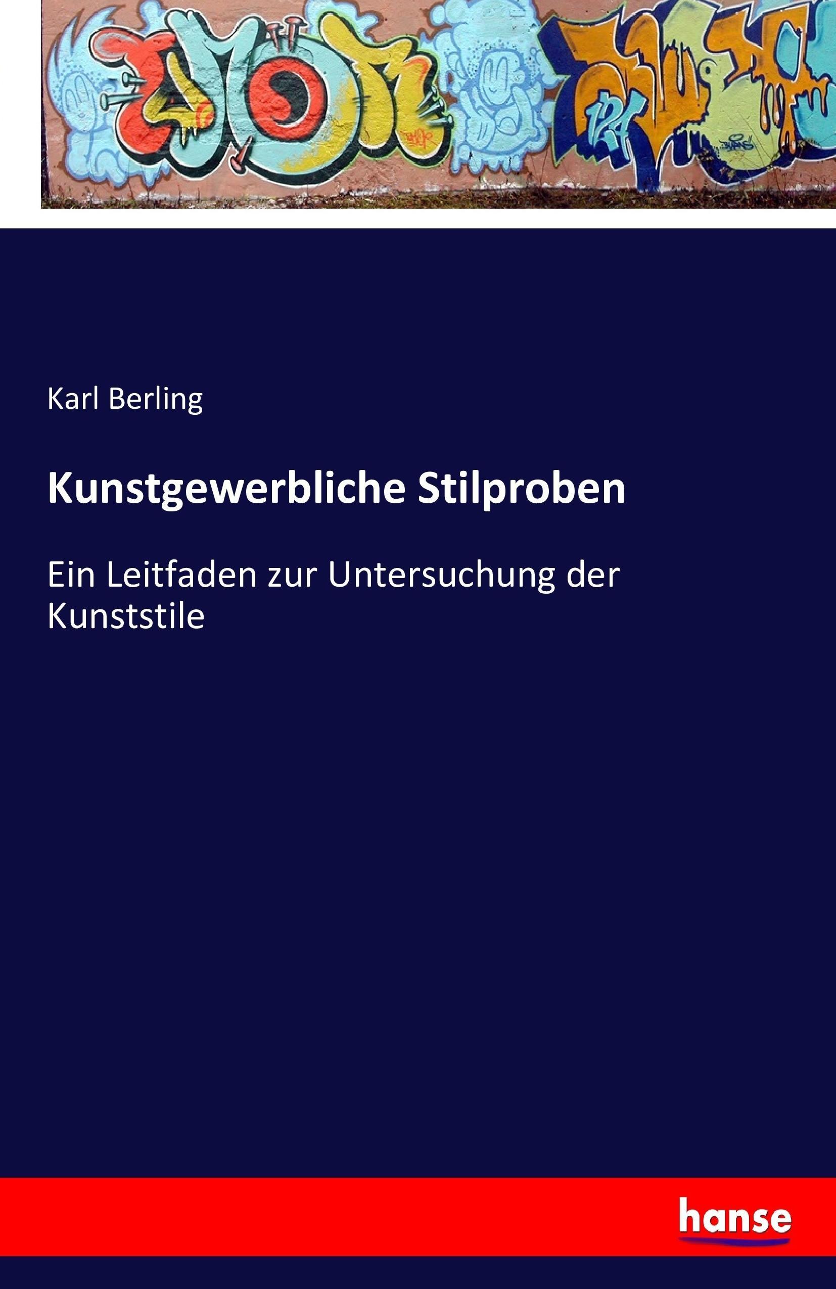 Vorderes Coverbild Kunstgewerbliche Stilproben
