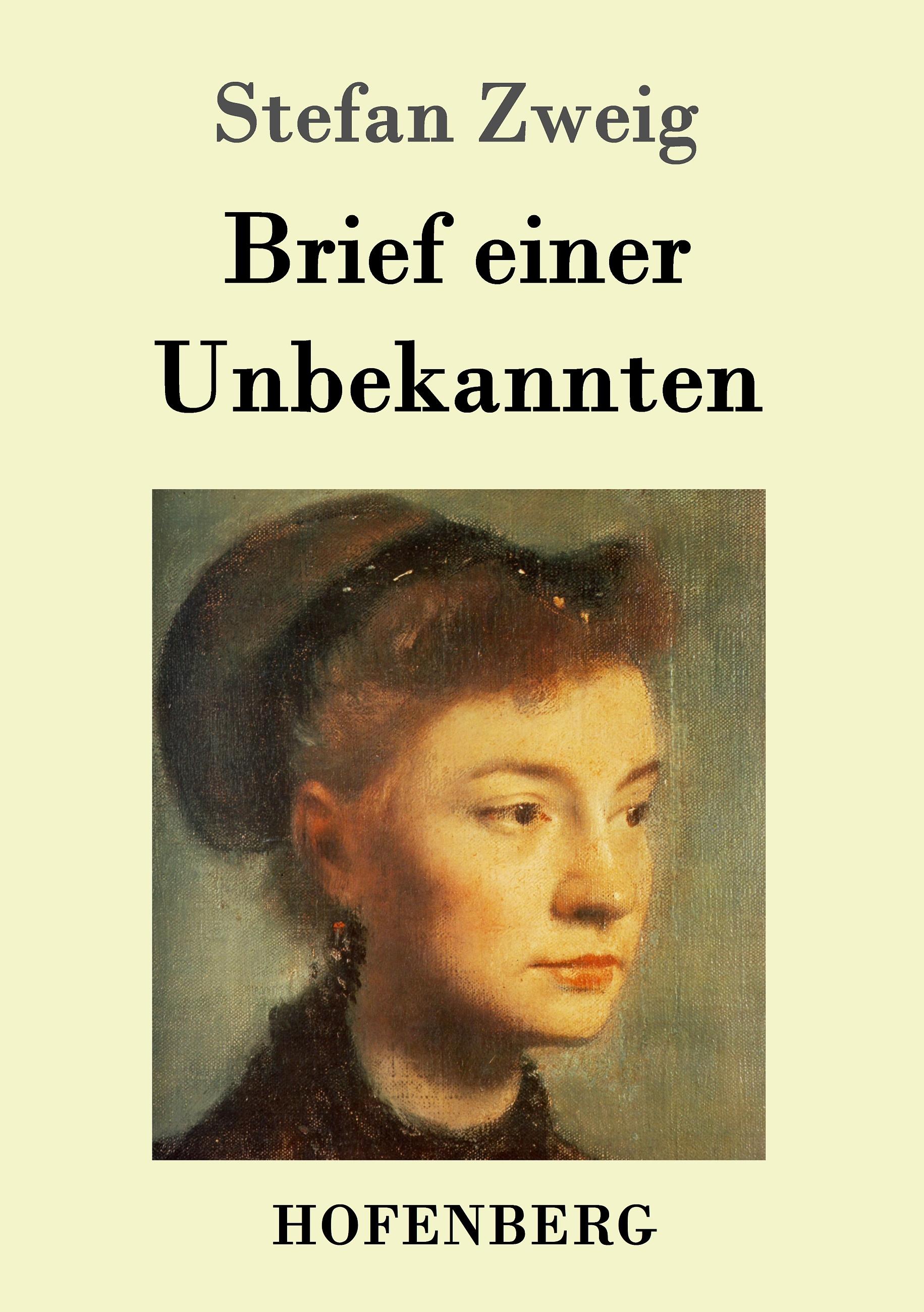 Vorderes Coverbild Brief einer Unbekannten