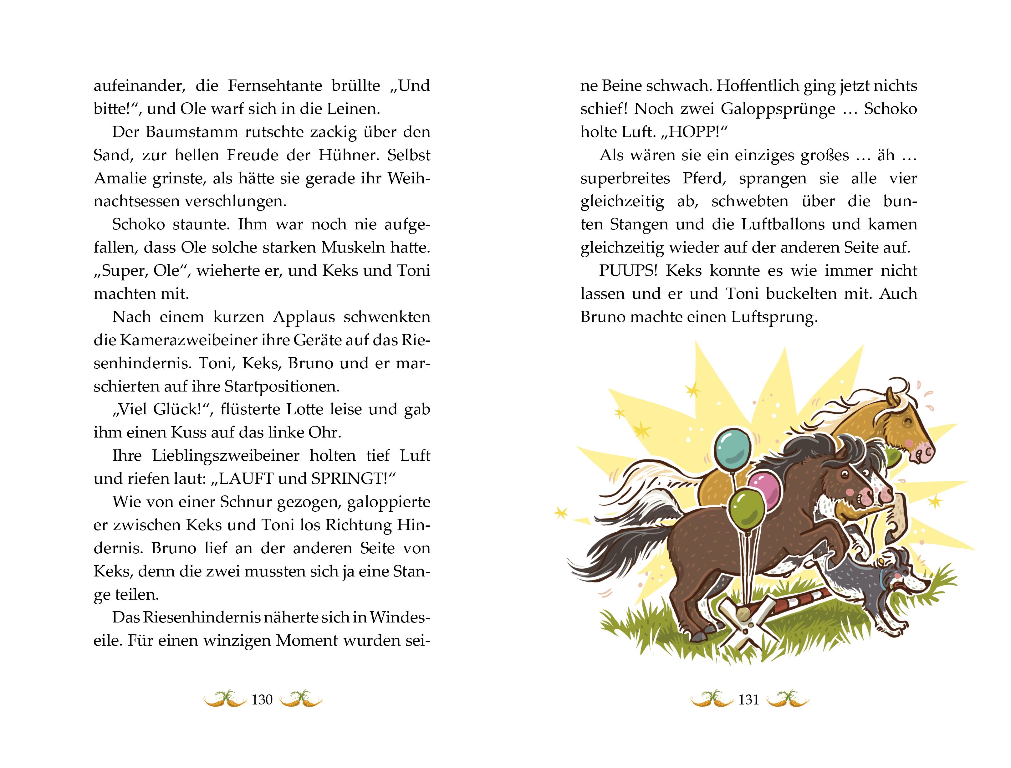 Beispielinhalt (Bild) Die Haferhorde 06 - Hopp, hopp, hurra!