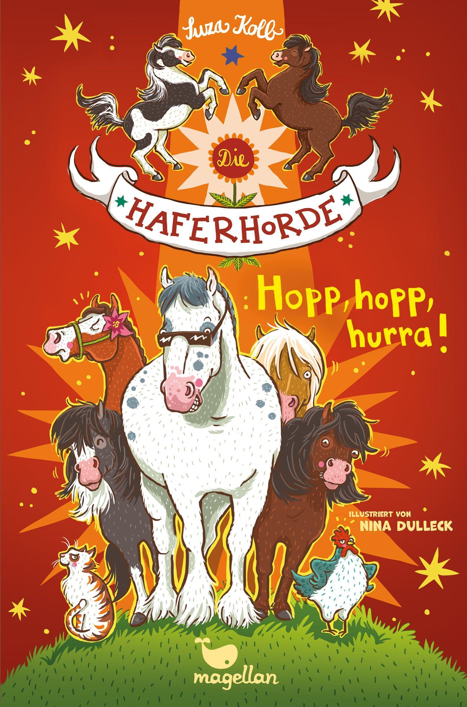 Vorderes Coverbild Die Haferhorde 06 - Hopp, hopp, hurra!