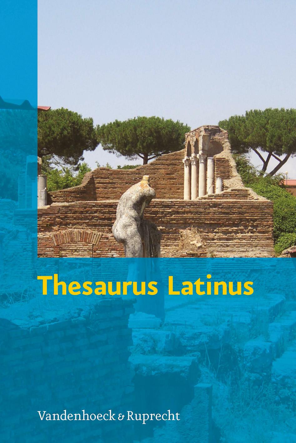 Vorderes Coverbild Thesaurus Latinus