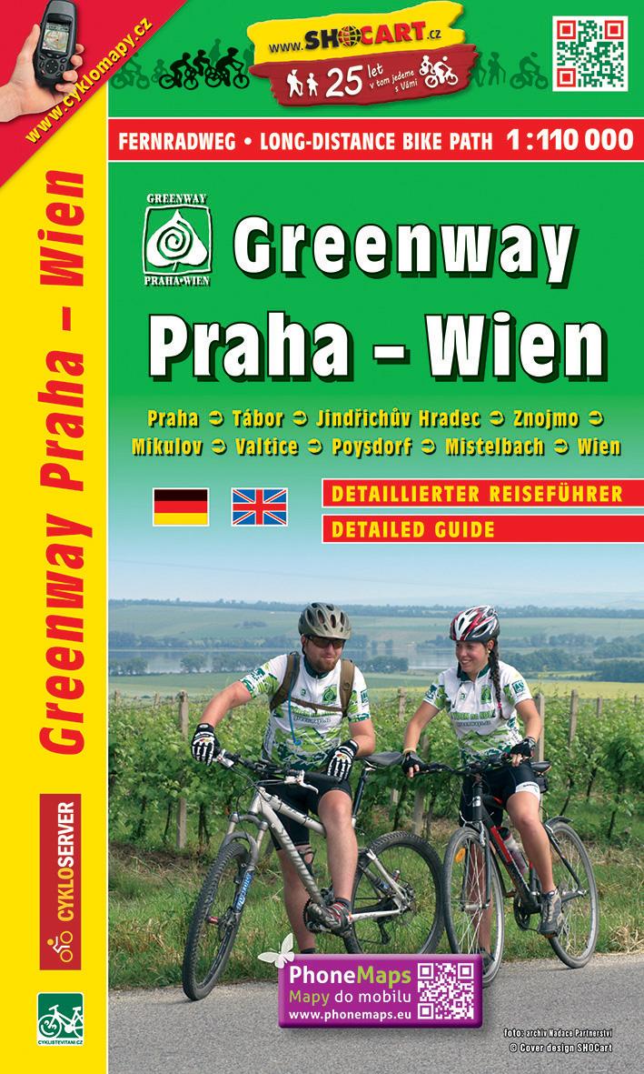 Vorderes Coverbild Greenway Praha - Wien 1 : 100 000