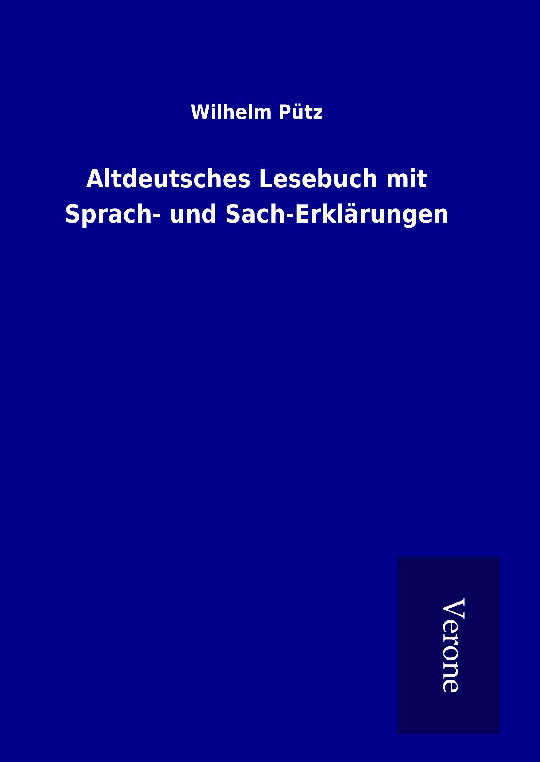 Vorderes Coverbild Altdeutsches Lesebuch mit Sprach- und Sach-Erklärungen