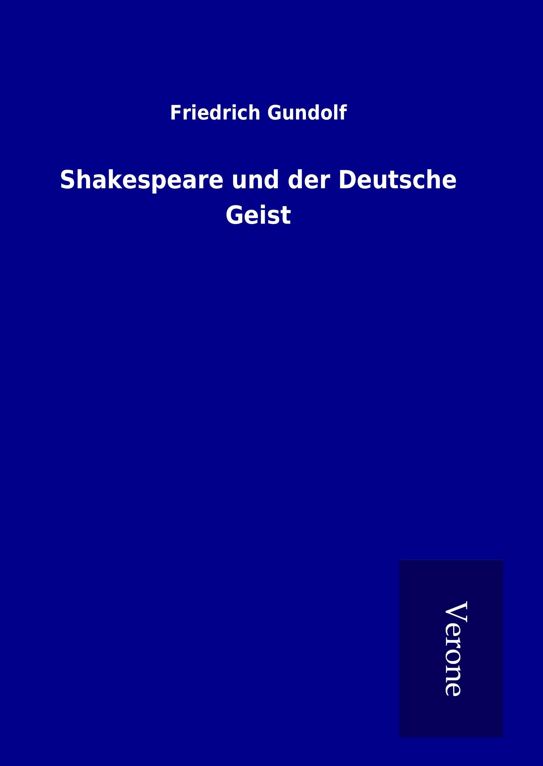 Vorderes Coverbild Shakespeare und der Deutsche Geist
