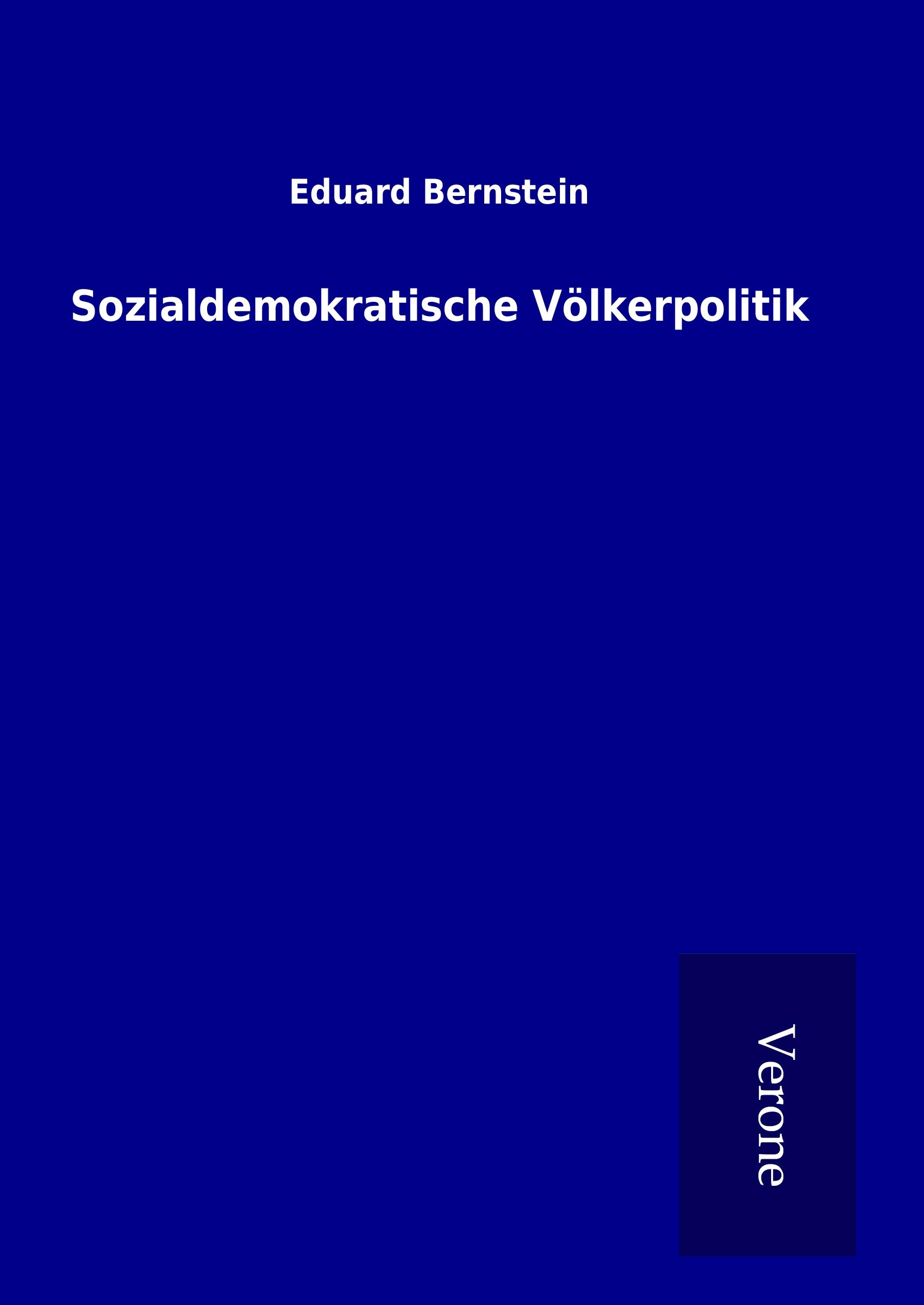 Vorderes Coverbild Sozialdemokratische Völkerpolitik