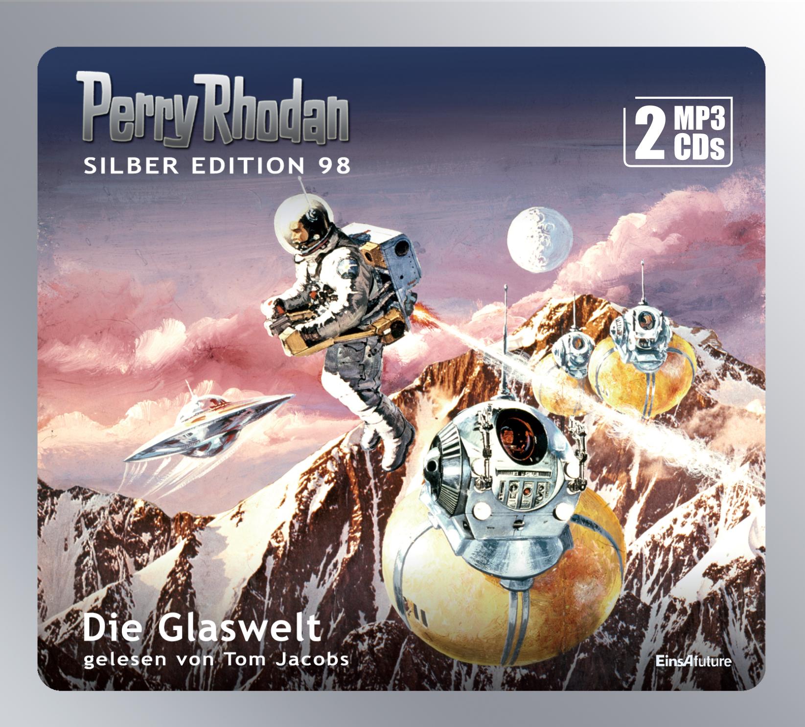 Vorderes Coverbild Perry Rhodan Silber Edition 98 - Die Glaswelt