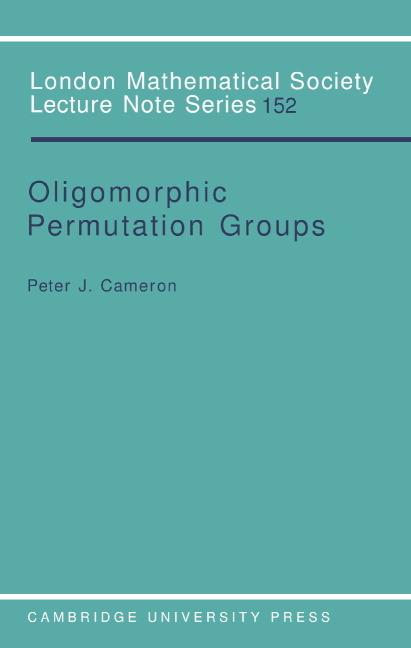 Vorderes Coverbild Oligomorphic Permutation Groups
