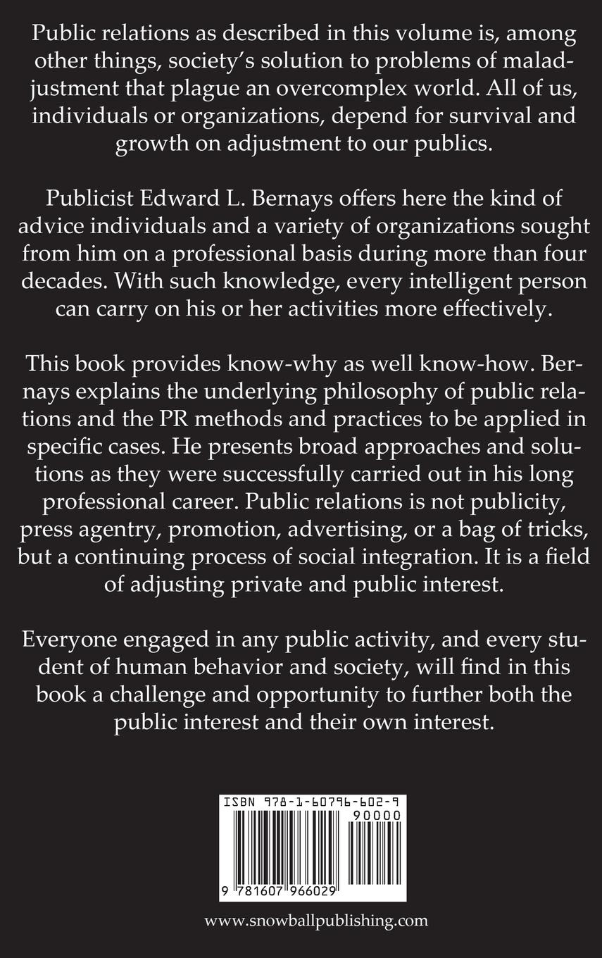 Rückseitencover Public Relations