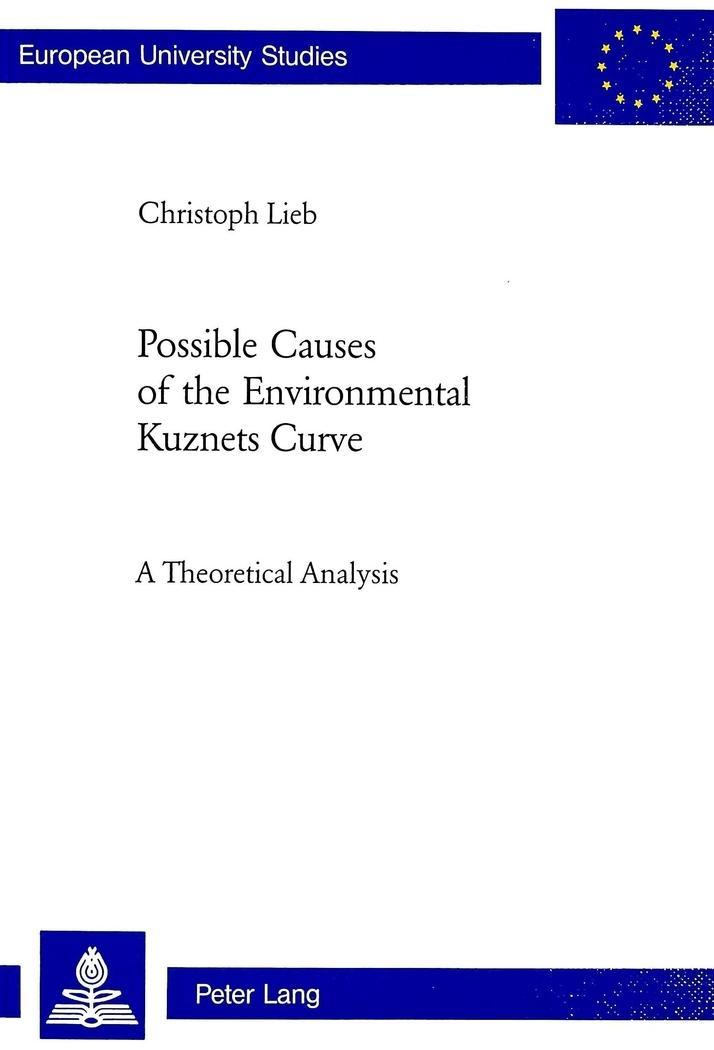 Vorderes Coverbild Possible Causes of the Environmental Kuznets Curve