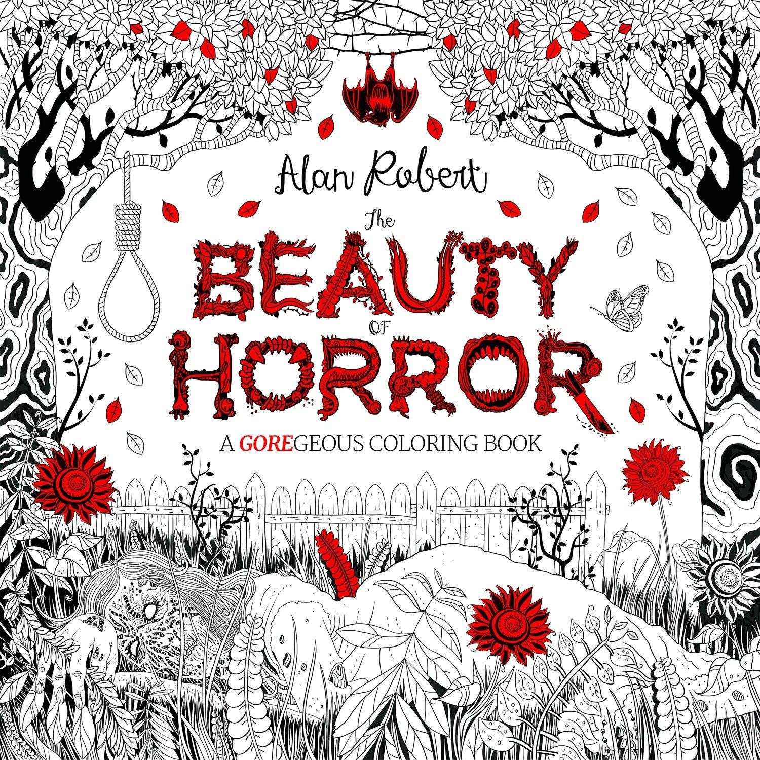 Vorderes Coverbild The Beauty of Horror 1: A Goregeous Coloring Book