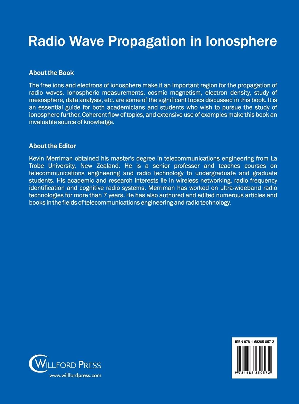 Rückseitencover Radio Wave Propagation in Ionosphere
