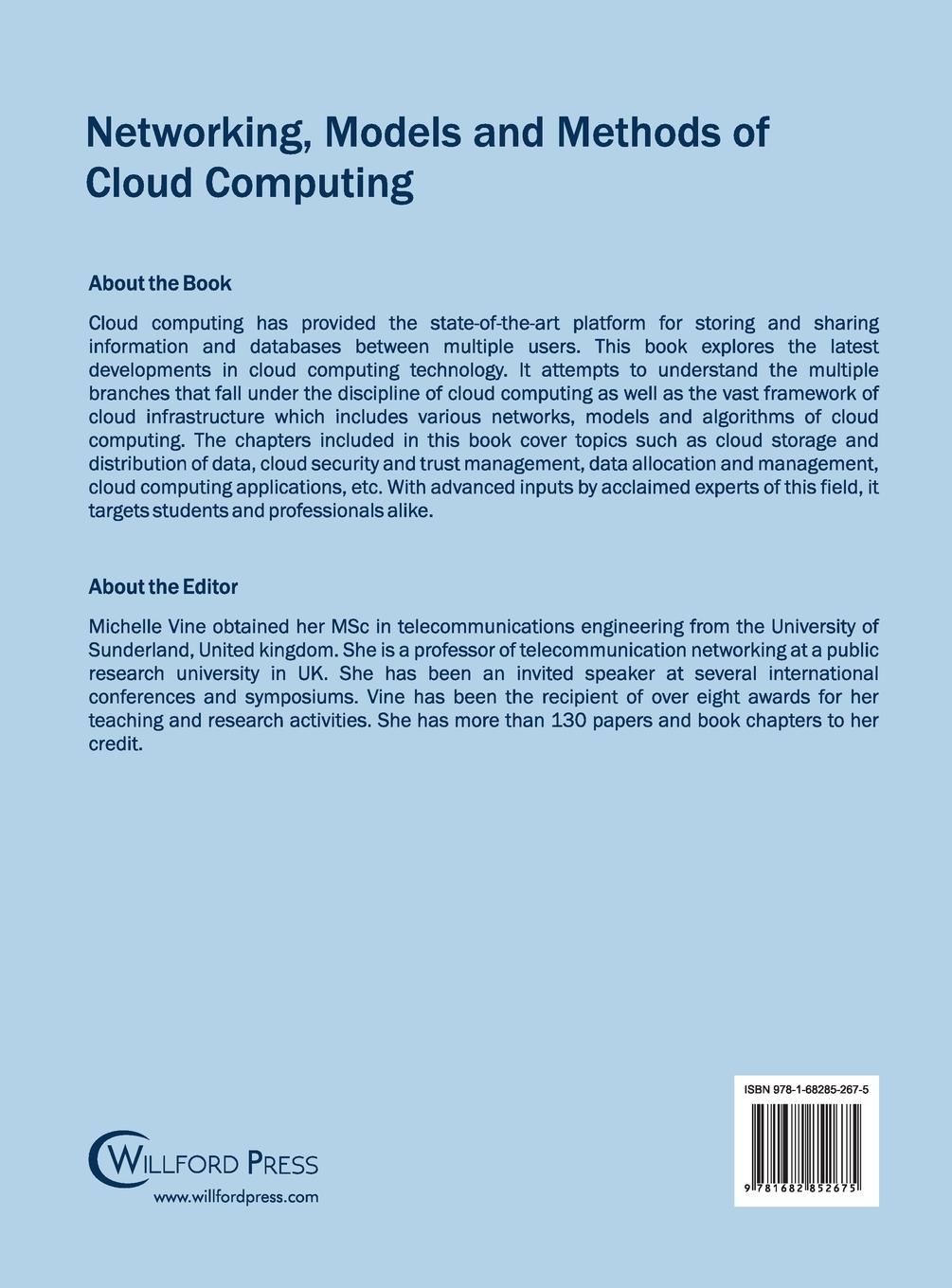 Rückseitencover Networking, Models and Methods of Cloud Computing