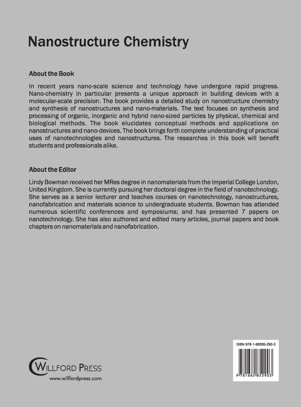 Rückseitencover Nanostructure Chemistry