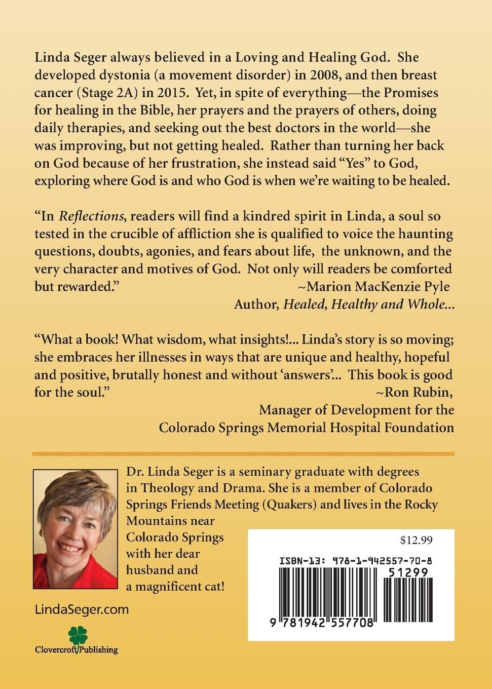 Rückseitencover Reflections with God While Waiting to Be Healed