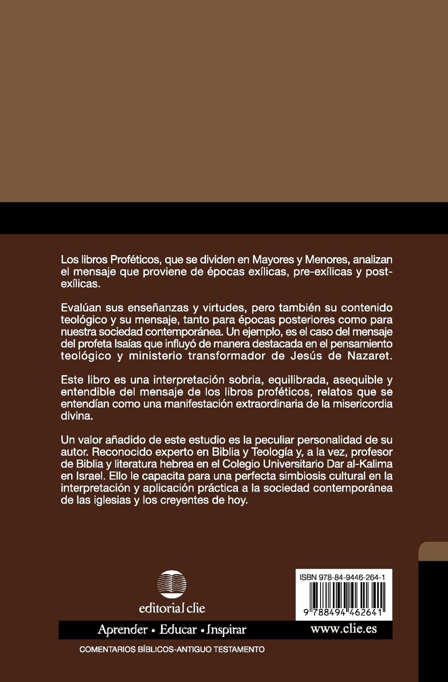 Rückseitencover Los libros proféticos del Antiguo Testamento