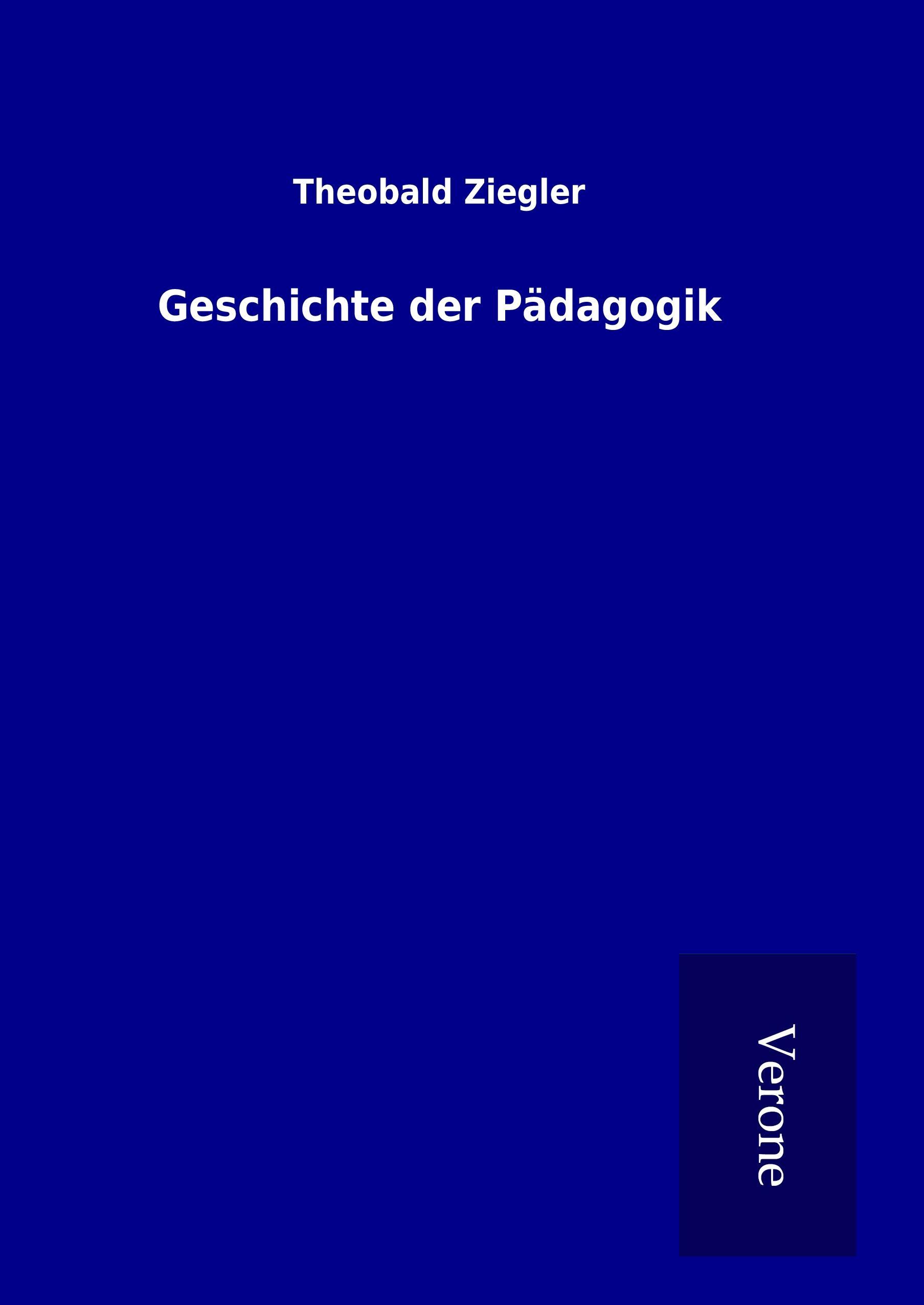 Vorderes Coverbild Geschichte der Pädagogik