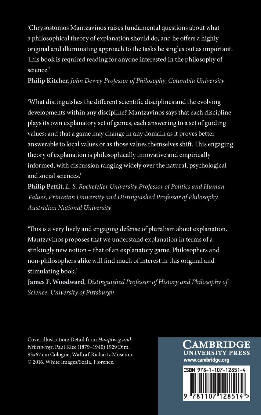 Rückseitencover Explanatory Pluralism