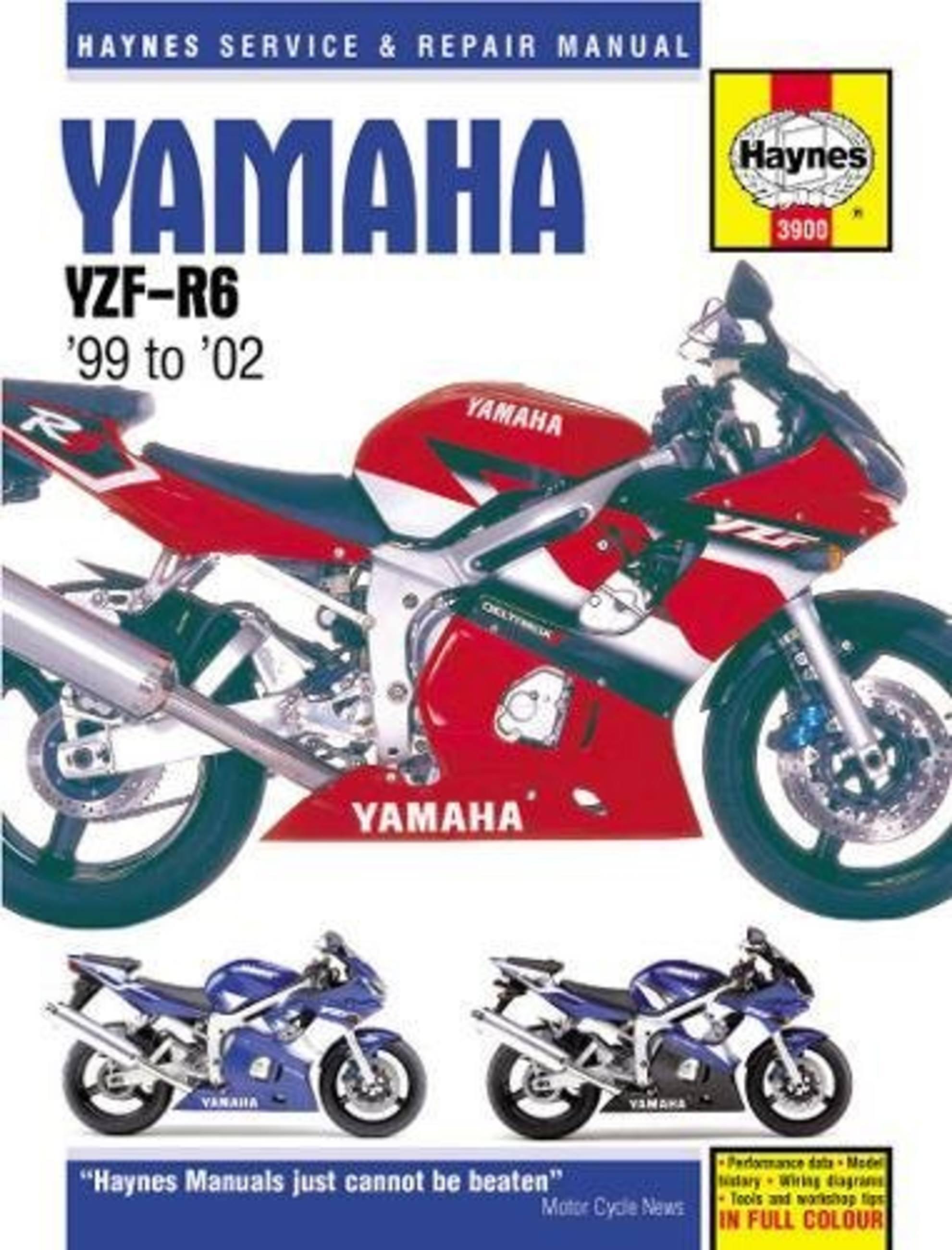 Vorderes Coverbild Yamaha YZF-R6 (99 - 02) Haynes Repair Manual