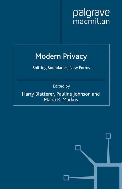 Vorderes Coverbild Modern Privacy